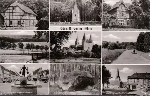 Salutation de l'Elm, Elmhaus, rue Elme, Tetzelstein, équestre, porte-eau, incurable