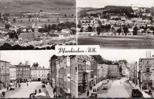 Pfarrkirchen, Straßenansichten, Stadtansicht, gelaufen 1959