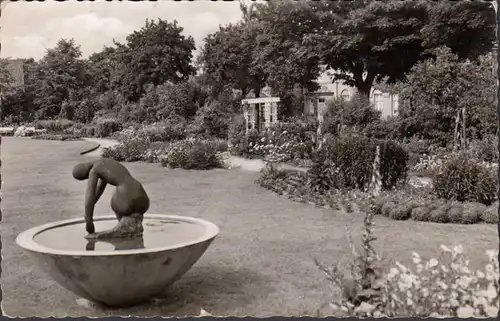 Verden, Partie am Rosengarten, gelaufen 1963