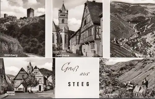 Gruß aus Steeg, Grindel, Zehnthaus, Stahlberg, gelaufen