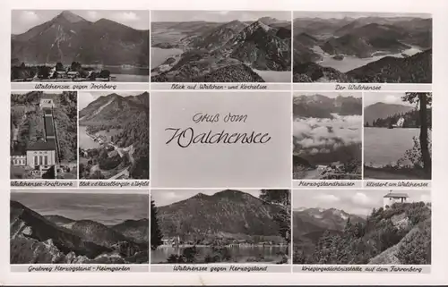 Salutation du lac de Walchensee, multi-image, incurvée