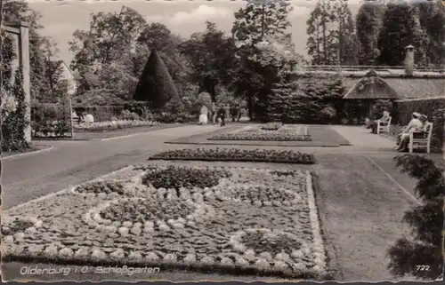 Oldenburg, Schloßgarten, gelaufen 1958