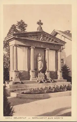 CPA Sélestat, Monument aux Morts, non circulé