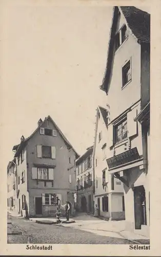 CPA Sélestat, Schlettstadt, Karl Dieterle, Tapeier- und Décoration, non circulé