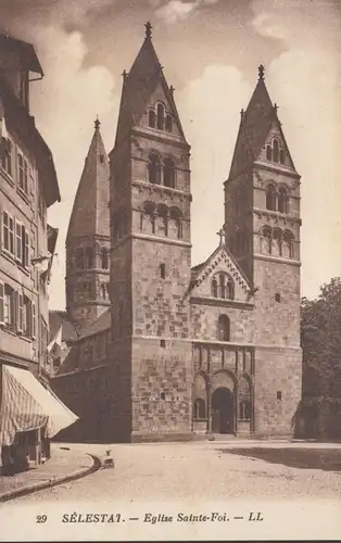 CPA Sélestat, Eglise Sainte Foi, non circulé