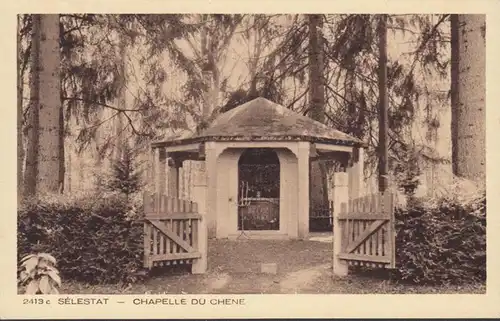 CPA Sélestat, Chapelle du Chene, non circulaire