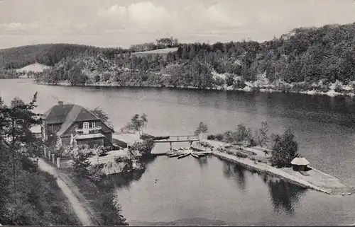 Polen, Goldentraum, Jugendherberge am Stausee, gelaufen 1987