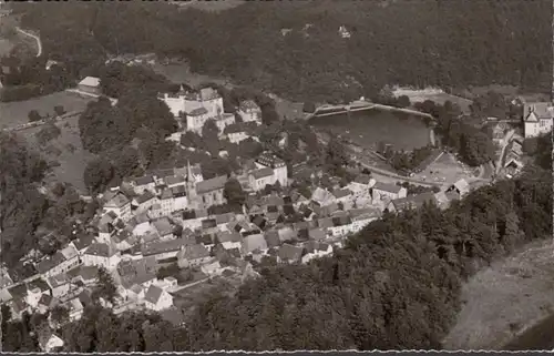 Blankenheim, Fliegeraufnahme, gelaufen 1960