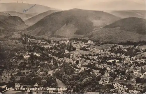 Luftkurort Ilsenburg, Gesamtansicht, gelaufen 1960