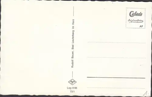 Bad Lauterberg, Sanatorium Feldmann Grafe, ungelaufen