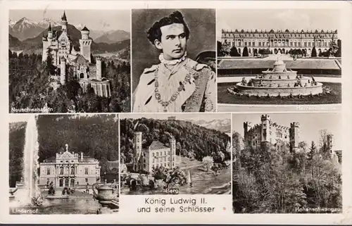 König Ludwig ll und seine Schlösser, gelaufen 195?