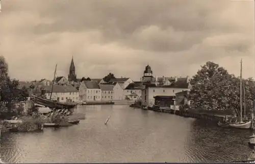 Ückermünde, Haffbad, Stadtansicht, gelaufen