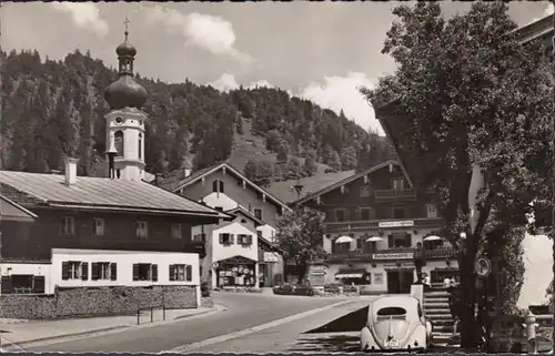 Reit im Winkl, Dorfplatz, gelaufen 1962