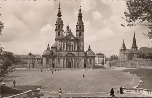 Fulda, Dom und Michaelskirche, gelaufen 1954