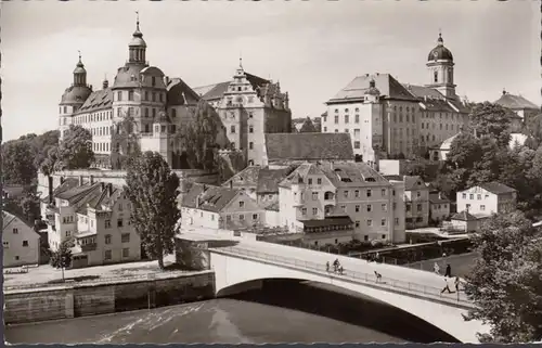 Neuburg an der Donau, Stadtansicht, Brücke, ungelaufen