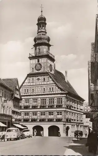 Kirchheim unter Teck, Rathaus, gelaufen1956