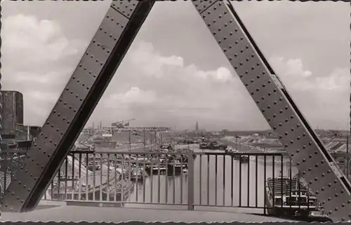 Duisburg, Hafen, gelaufen 1953