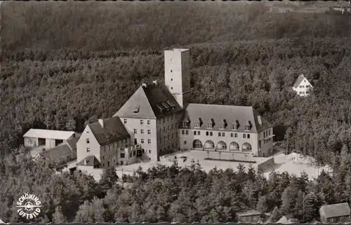 Ebermannstadt, château de Feustein, photo aérienne, couru