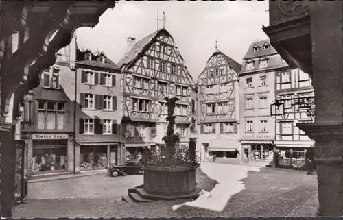 Bernkastel-Kues, Markt, Stefan Hees, Josef Kaiser, gelaufen 1954