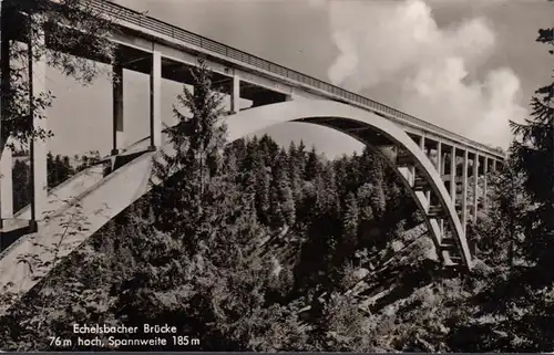 Echelsbacher Brücke, ungelaufen