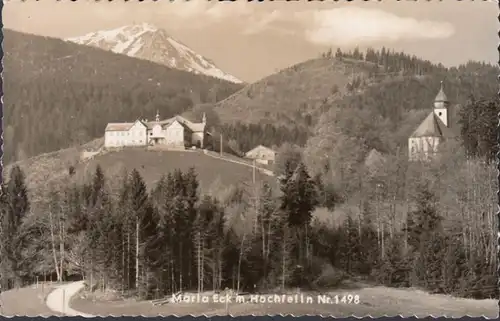 Siegsdorf, Maria Eck mit Hochfelln, ungelaufen