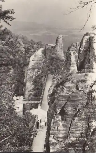Lohmen, pont de Bastei, couru en 1960