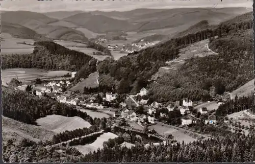 Bilstein, Lennestadt, vue sur la ville, couru en 1958