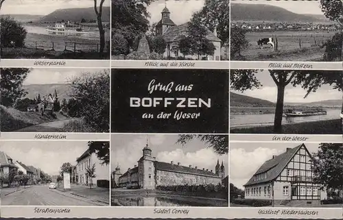 Boffzen, église, auberge, maison d'enfants, incurvée