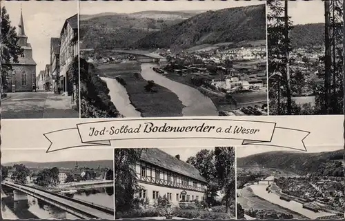 Bodenwerder, Mehrbild, Jod und Solbad, gelaufen