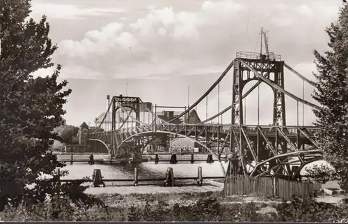 Wilhelmshaven, Kaiser Wilhelm Brücke, gelaufen 1964