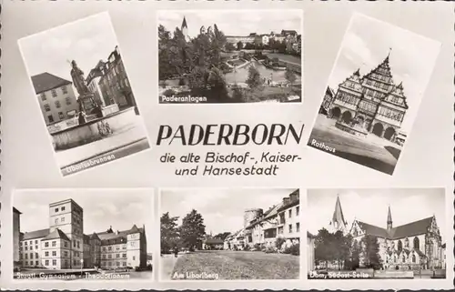 Paderborn, Paderbahnen, Hôtel de ville, Dom, Gymnasium, non-roulé