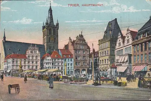 Trier, Hauptmarkt, ungelaufen