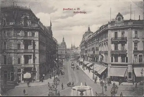 Frankfurt a. Main, Kaiserstraße, gelaufen