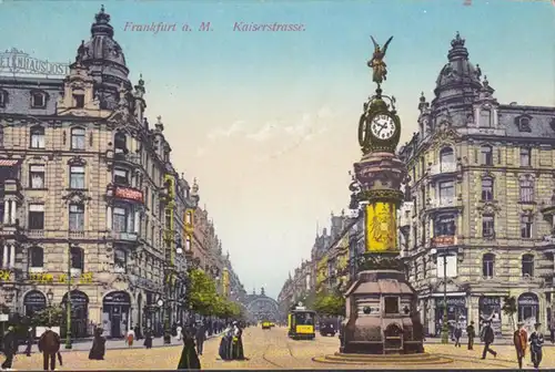 Frankfurt a. Main, Kaiserstraße, gelaufen 191?