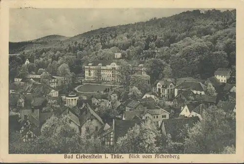 Bad Liebenstein, Stadtansicht, gelaufen 1928