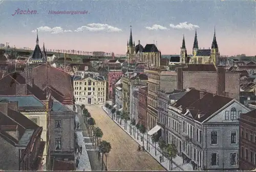 Aachen, Hindenburgstraße, ungelaufen