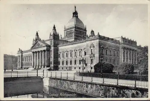 Leipzig, Reichsgericht, gelaufen 1936