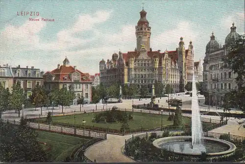 Leipzig, Neues Rathaus, ungelaufen