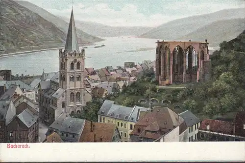 Grondissement du Rhin, Bacharach, vue de la ville, incurable