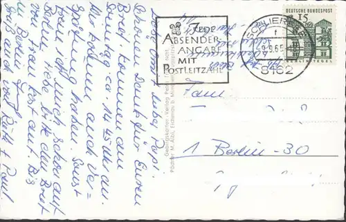 Gruss vom Schliersee, gelaufen 1965