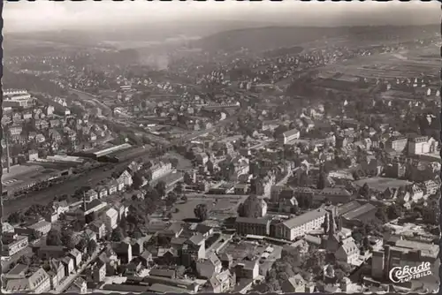 Victoire avec vue sur Weidenau, photo aérienne, couru en 1957