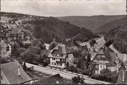 Freudenstadt, Blick ins Christophstal, gelaufen 1956