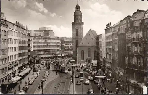 Frankfurt, Roßmarkt mit Katharinenkirche, ungelaufen