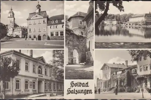 Salzungen, Solbad, Rathaus, Badehaus, ungelaufen