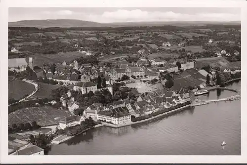 Meersburg de l'ouest, photo aérienne, incurvée