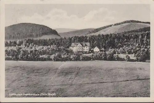 Frankenhein, station thermale aérienne, maison de repos ODF, couru en 1953