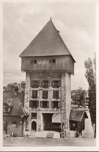 Constance, tour du Rhin, incurvée