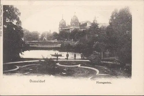 Düsseldorf, Floragarten, ungelaufen