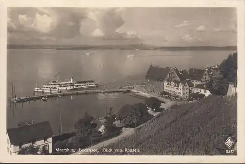 Meersburg, vue du caniche, incurvée