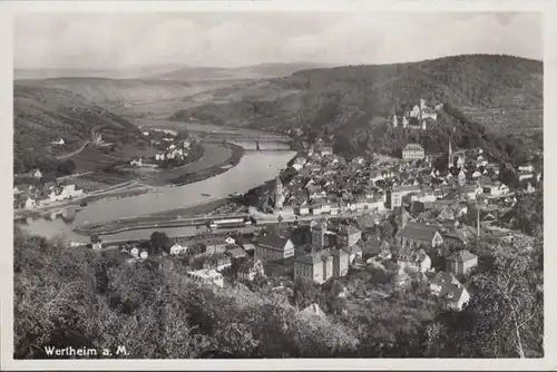 Wertheim am Rhein, Stadtansicht, ungelaufen